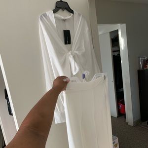 Off white suit
